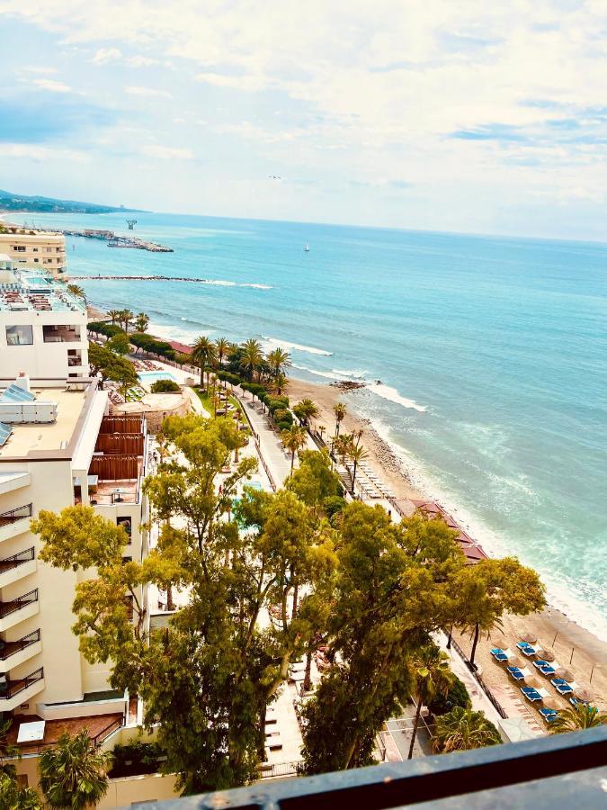 Apartamento Lujoso Y Moderno Vistas Panoramicas Al Mar 마르베야 외부 사진